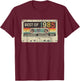 Vintage 1985 Limited Edition Cassette Tape 38th Birthday T-Shirt - T-Shirt | Maroon
