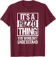 It's A Rizzo Thing You Wouldn't Understand T-Shirt - T-Shirt | Maroon