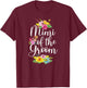 Mimi Of The Groom Mimi Flowers Groom's Mimi T-Shirt - T-Shirt | Maroon