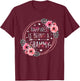 Happiness is being a Grammy Announcement Mothers Day T-Shirt - T-Shirt | Maroon