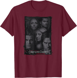Vampire Diaries So Here We are T-Shirt - T-Shirt | Maroon