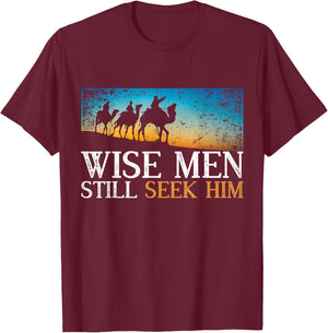 Desert Christian Men Gift Holy Bible Christianity Prayer T-Shirt - T-Shirt | Maroon
