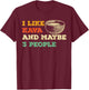Funny Kava Tea Lovers Kava Bar Drinking Kava Kava Drink Love T-Shirt - T-Shirt | Maroon