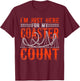Roller Coaster Vintage I'm Just Here For My Coaster Count T-Shirt - T-Shirt | Maroon