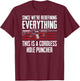 Since We're Redefining Everything - AR15 Gun Rights -ON BACK T-Shirt - T-Shirt | Maroon