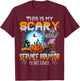 This Is My Scary Service Advisor Costume Pumpkin Halloween T-Shirt - T-Shirt | Maroon