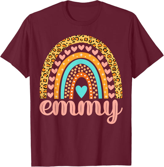 Emmy Emmy Name Birthday Shirt Gift T-Shirt - T-Shirt | Maroon