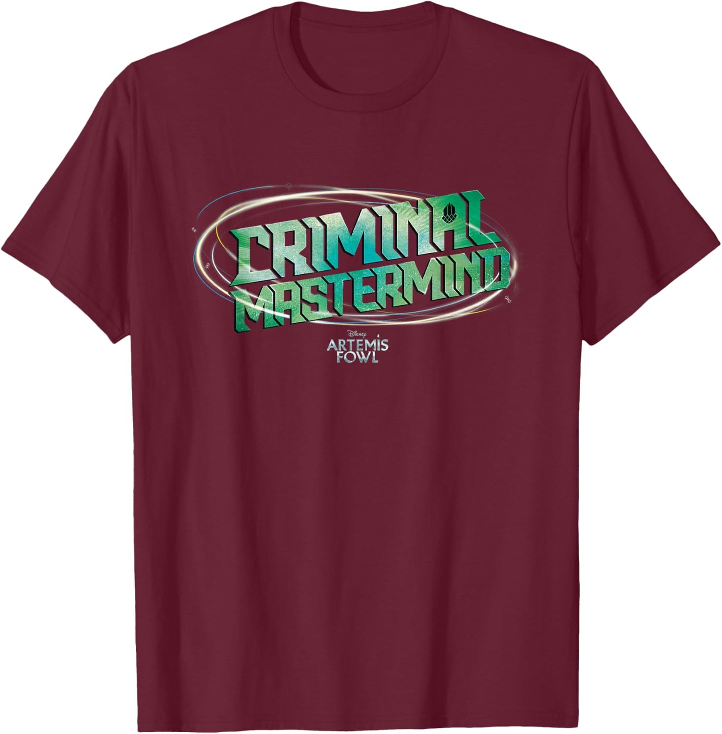 Disney Artemis Fowl Criminal Mastermind T-Shirt - T-Shirt | Maroon