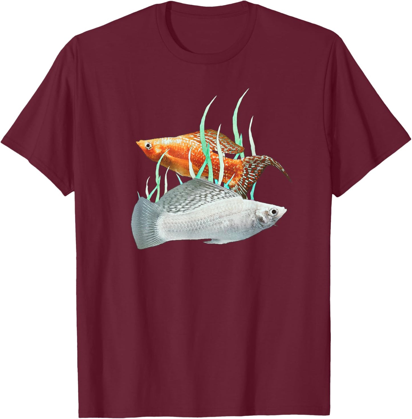 Molly Fish Mollies Aquarium Fish Tank Breeders T-Shirt - T-Shirt | Maroon