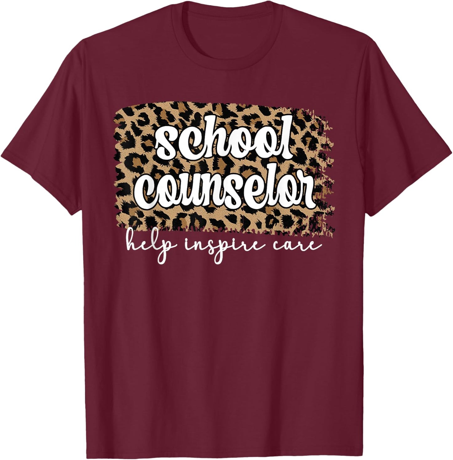 Best School Counselor School Counseling T-Shirt - T-Shirt | Maroon