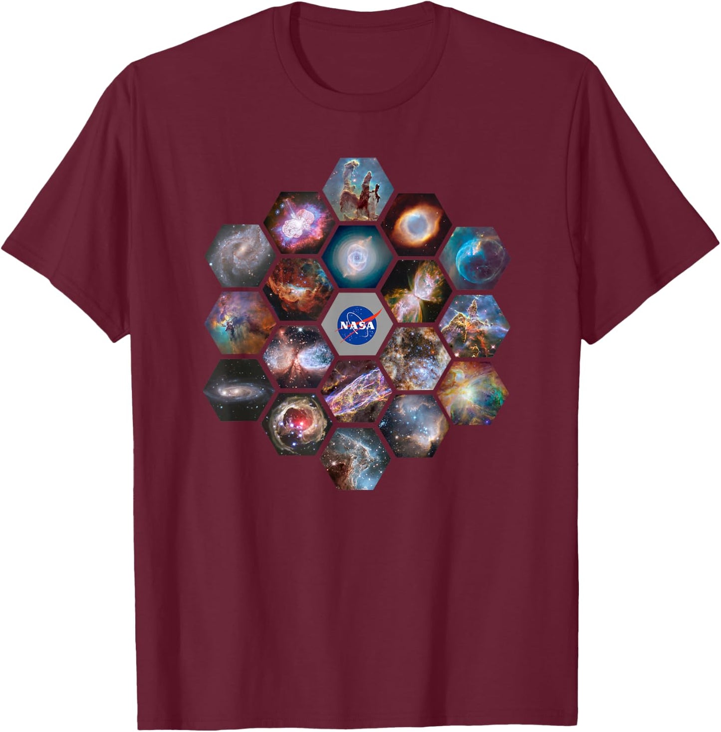 James Webb Space Telescope JWST T-Shirt - T-Shirt | Maroon