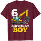 I'm 9 This Is How I Roll Monster Truck 9th Birthday Gift T-Shirt - T-Shirt | Maroon