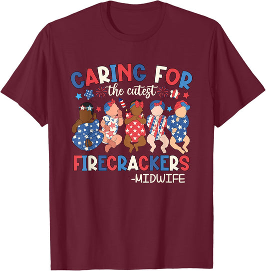 4th of July T-Shirt - T-Shirt | Maroon
