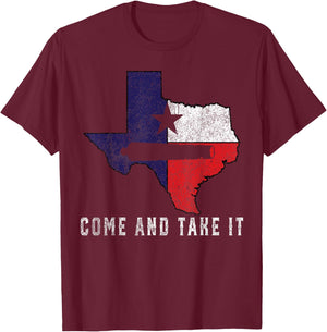 Come and Take It T-Shirt - T-Shirt | Maroon