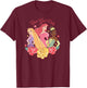 Disney Princess Rapunzel Ariel Tiana Best Gal Pals Valentine T-Shirt - T-Shirt | Maroon