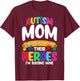 Autism Mom Shirt Some People Look Up To Their Heroes Gift T-Shirt - T-Shirt | Maroon