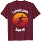 Flowriding Squad | Classic Flowboarding T-Shirt - T-Shirt | Maroon