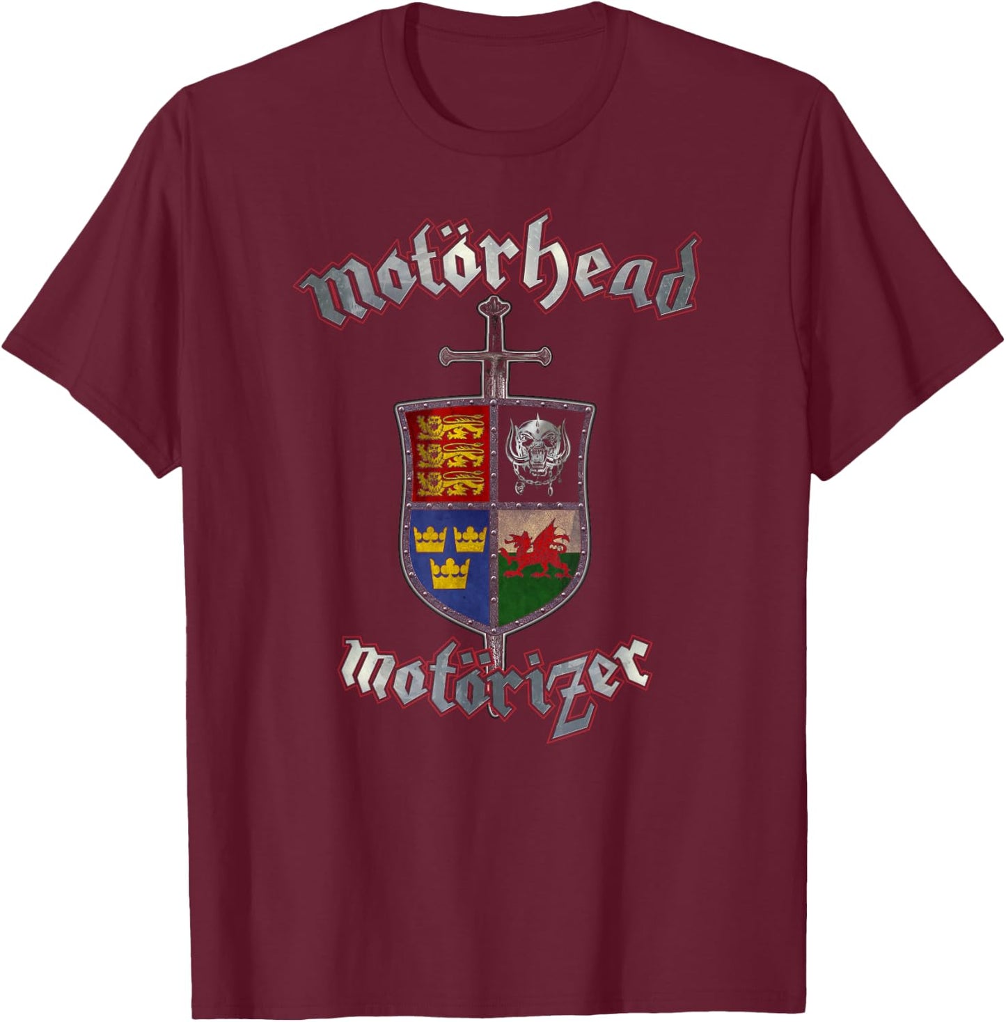 Motörhead – Motorizer Tour T-Shirt - T-Shirt | Maroon