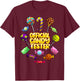 Cool Candy for Boys Girls Kids Bar Lollipop Halloween Sweets T-Shirt - T-Shirt | Maroon
