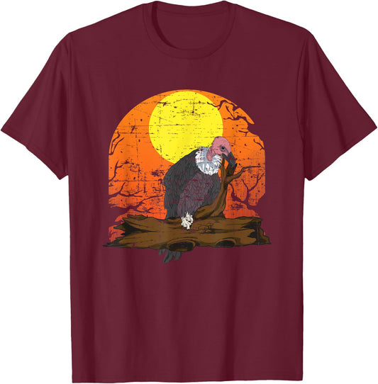 Carrion Vulture Scavenger Bird Animal Vulture T-Shirt - T-Shirt | Maroon