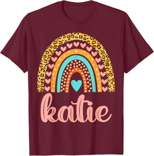 Katie Katie Name Birthday Shirt Gift T-Shirt - T-Shirt | Maroon