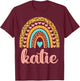 Katie Katie Name Birthday Shirt Gift T-Shirt - T-Shirt | Maroon
