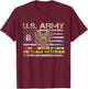 U.S Army Vietnam Veteran T Shirt Vietnam War Veterans Day T-Shirt - T-Shirt | Maroon