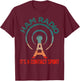 Funny Ham Radio Operator Grandpa Dad Amateur Radio Retro T-Shirt - T-Shirt | Maroon