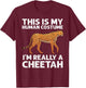 Funny Cheetah Design for Boys Girls Leopard Safari Wildlife T-Shirt - T-Shirt | Maroon