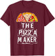This Guy Makes The Best Pizza Maker Pizza Party Gifts T-Shirt - T-Shirt | Maroon