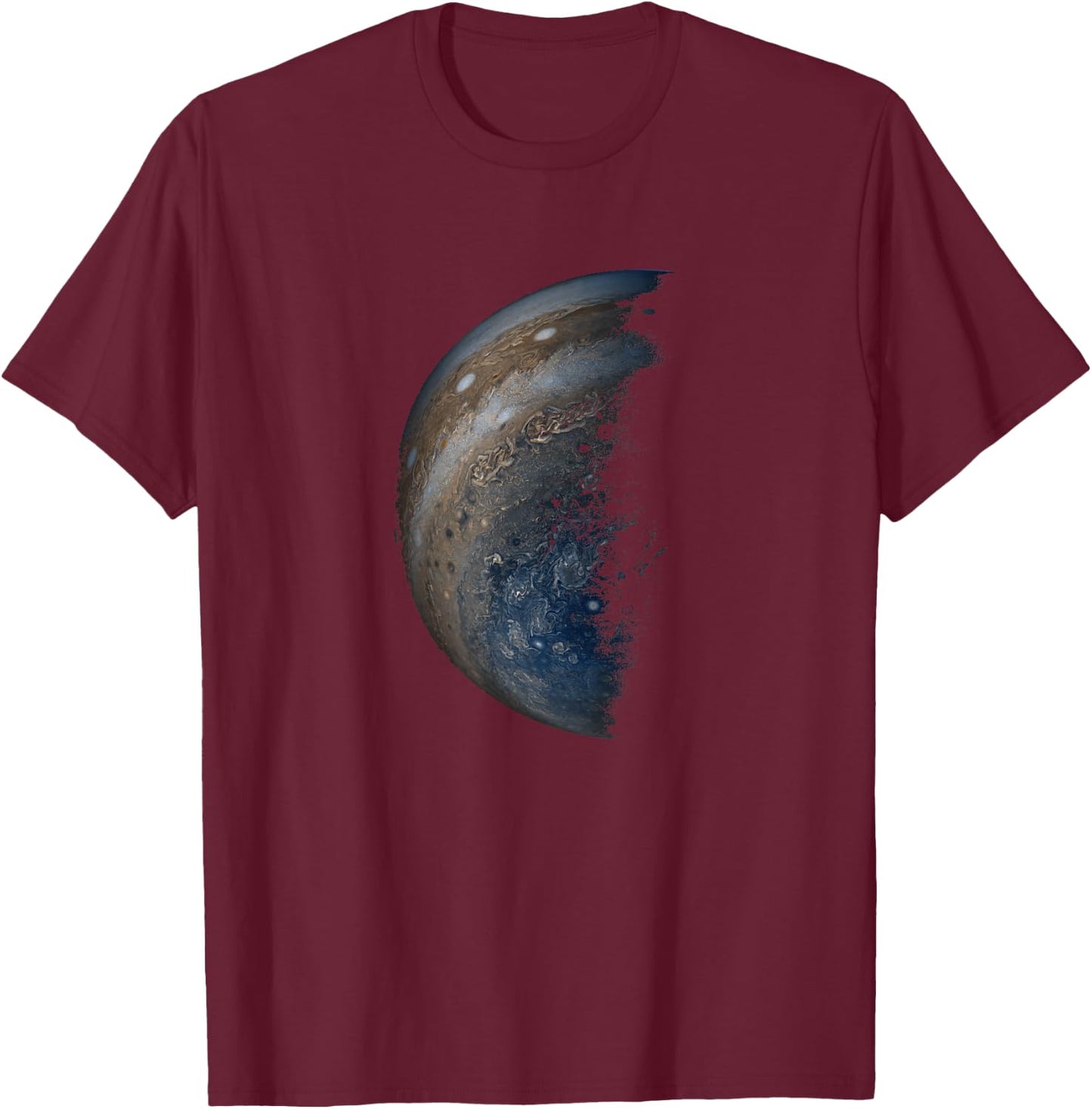 NASA Juno Jupiter space T-Shirt - T-Shirt | Maroon