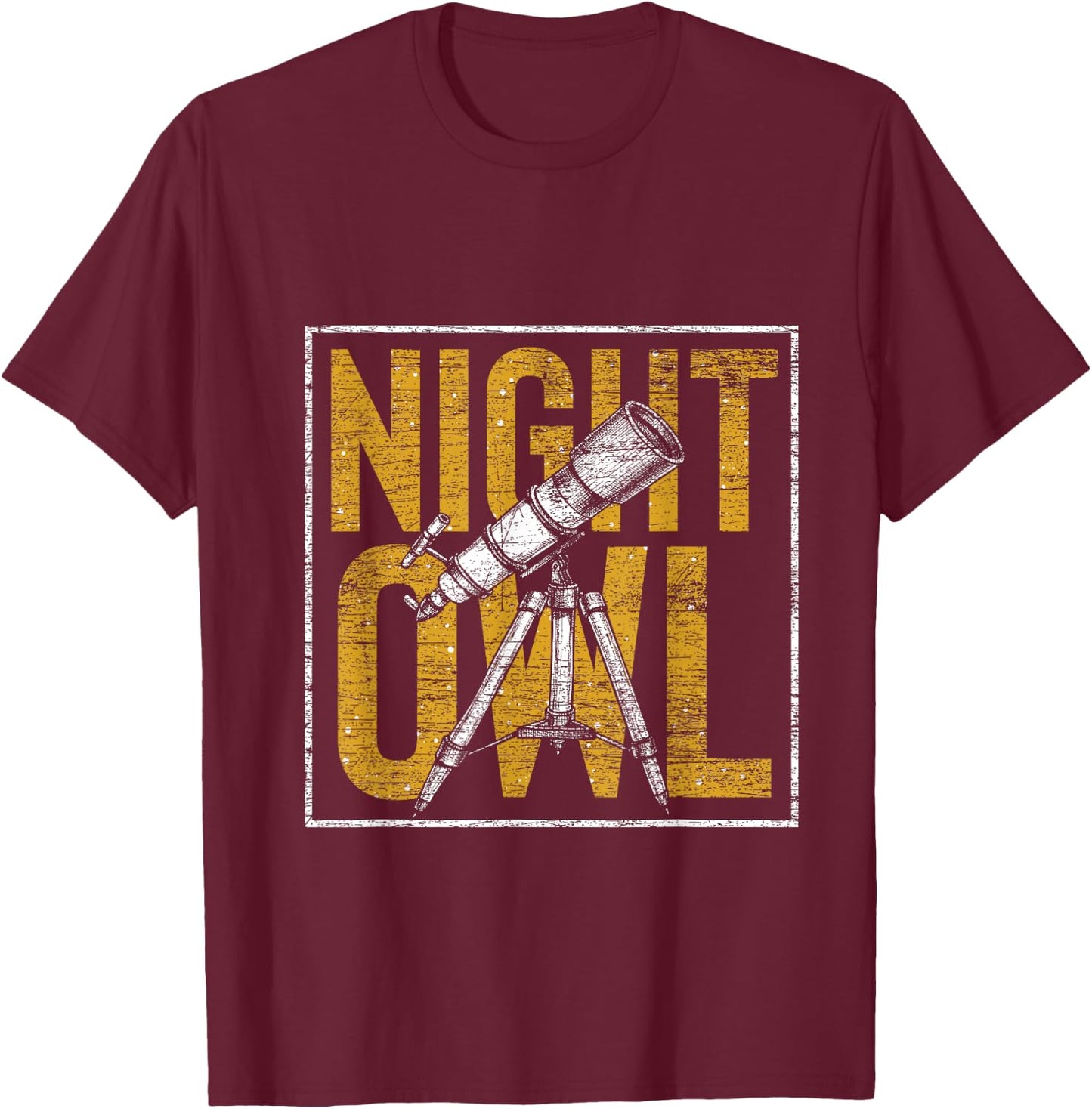 Stargazing Scientist Stars Constellation Gift Astronomy T-Shirt - T-Shirt | Maroon