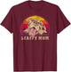 Staffy Mum - Staffy Mom - Staffy Mama - Funny Staffordshire T-Shirt - T-Shirt | Maroon