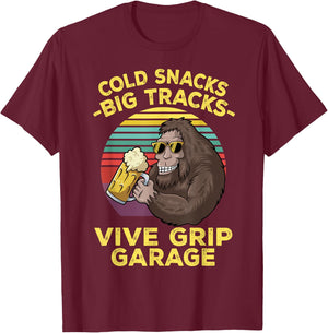 Cold Snacks -Big Tracks- Vice Grip Garage Classic Costume T-Shirt - T-Shirt | Maroon