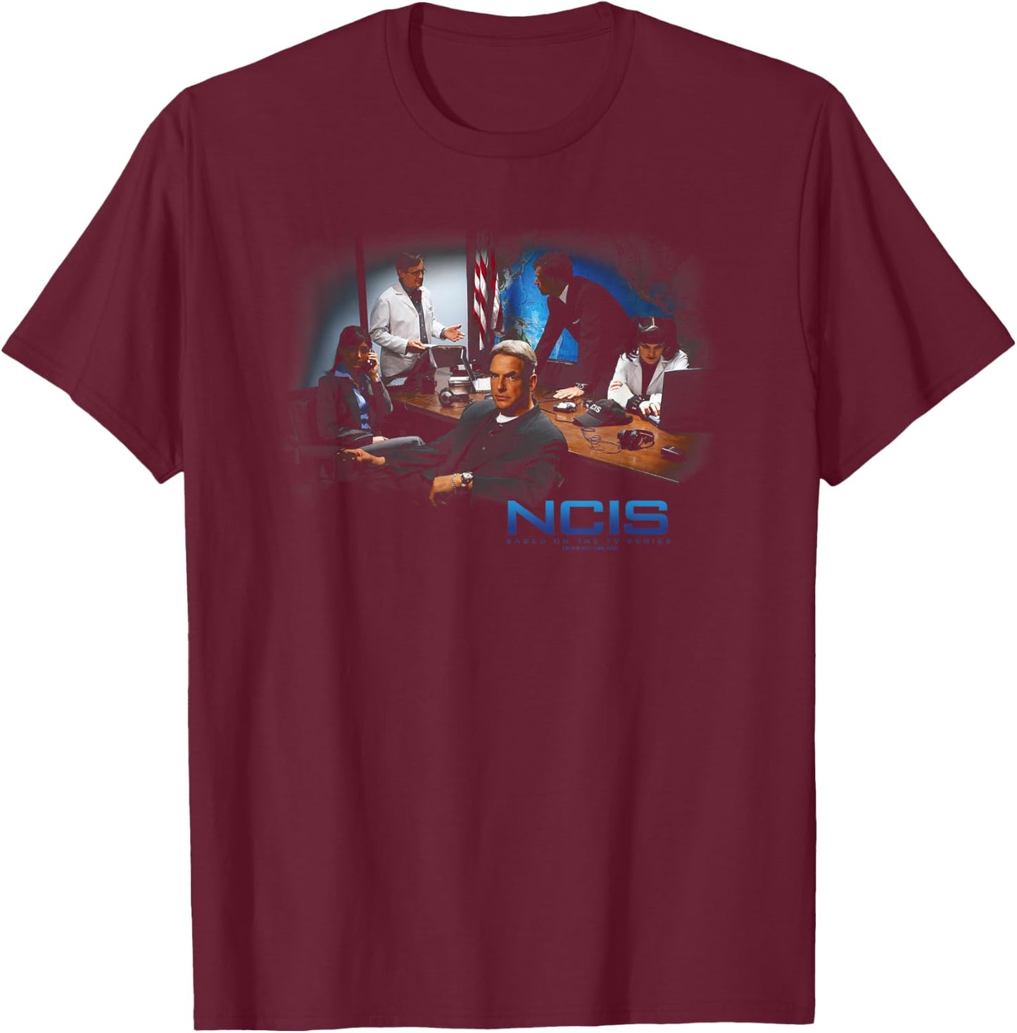 NCIS Original Cast T-Shirt - T-Shirt | Maroon