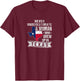 Texas Flag Map Vintage Texas Girl T-Shirt - T-Shirt | Maroon