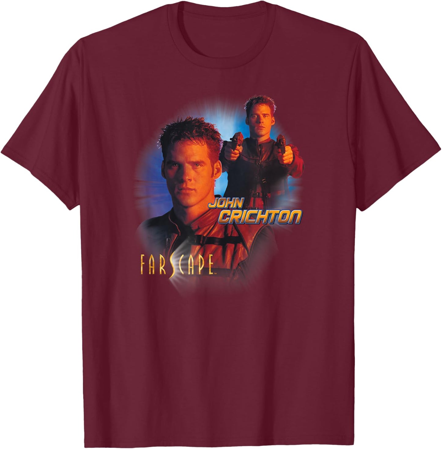 Farscape John Crichton T-Shirt - T-Shirt | Maroon