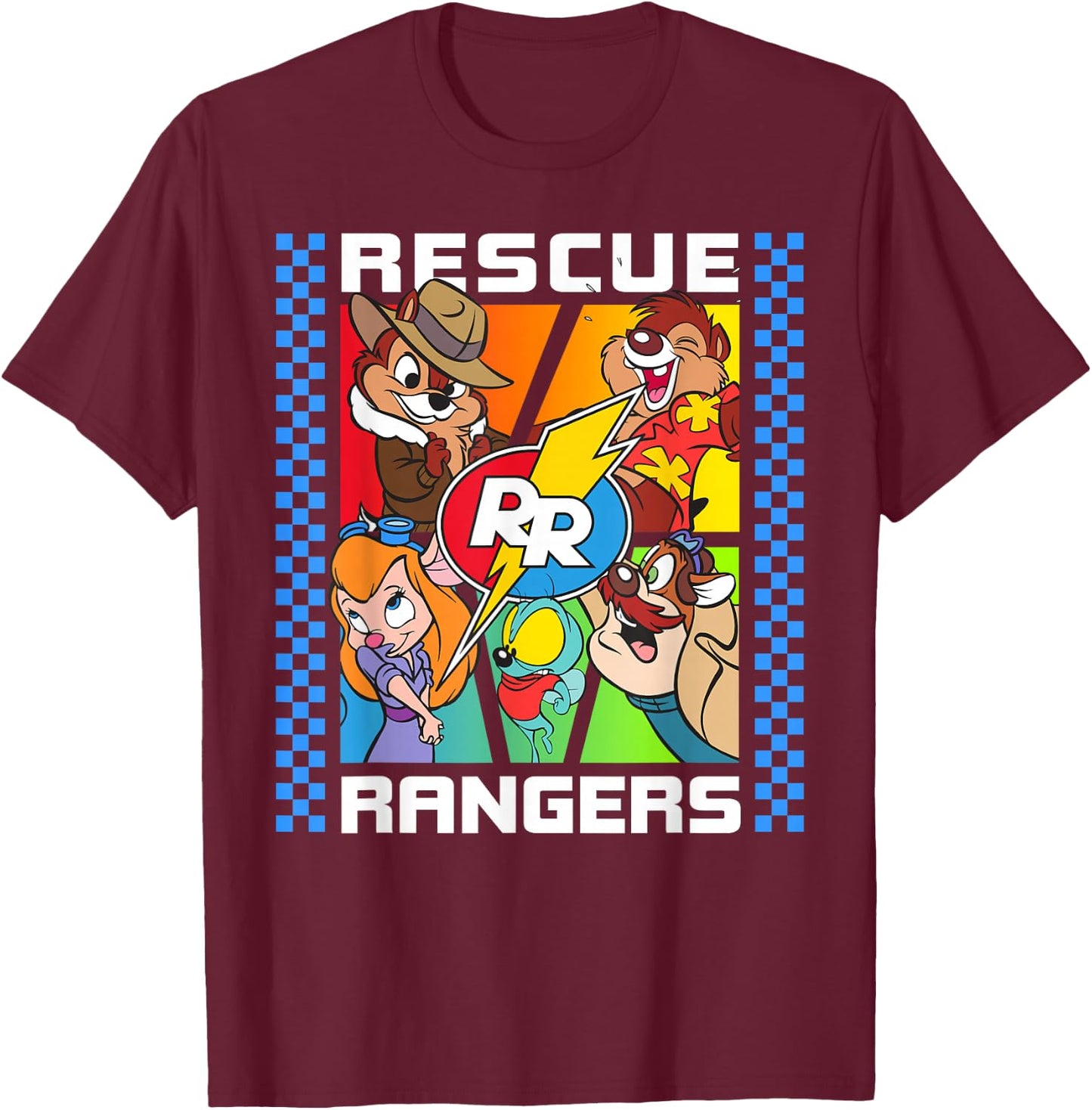 Disney - Rescue Rangers T-Shirt - T-Shirt | Maroon