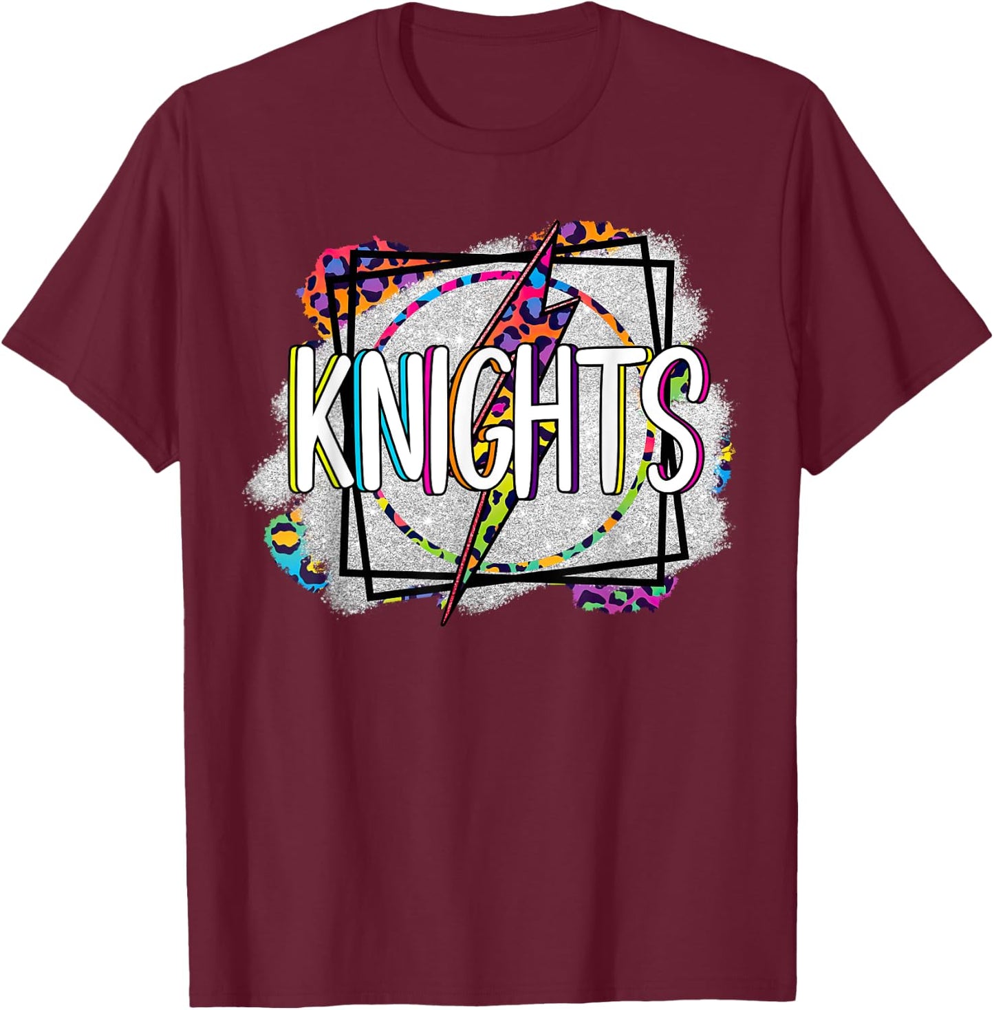Knights School Sports Fan Team Spirit Women Kids T-Shirt - T-Shirt | Maroon
