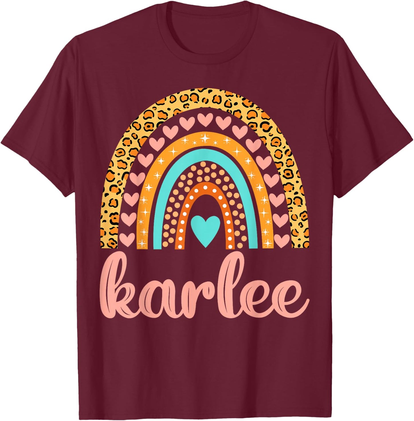 Karlee Karlee Name Birthday Shirt Gift T-Shirt - T-Shirt | Maroon