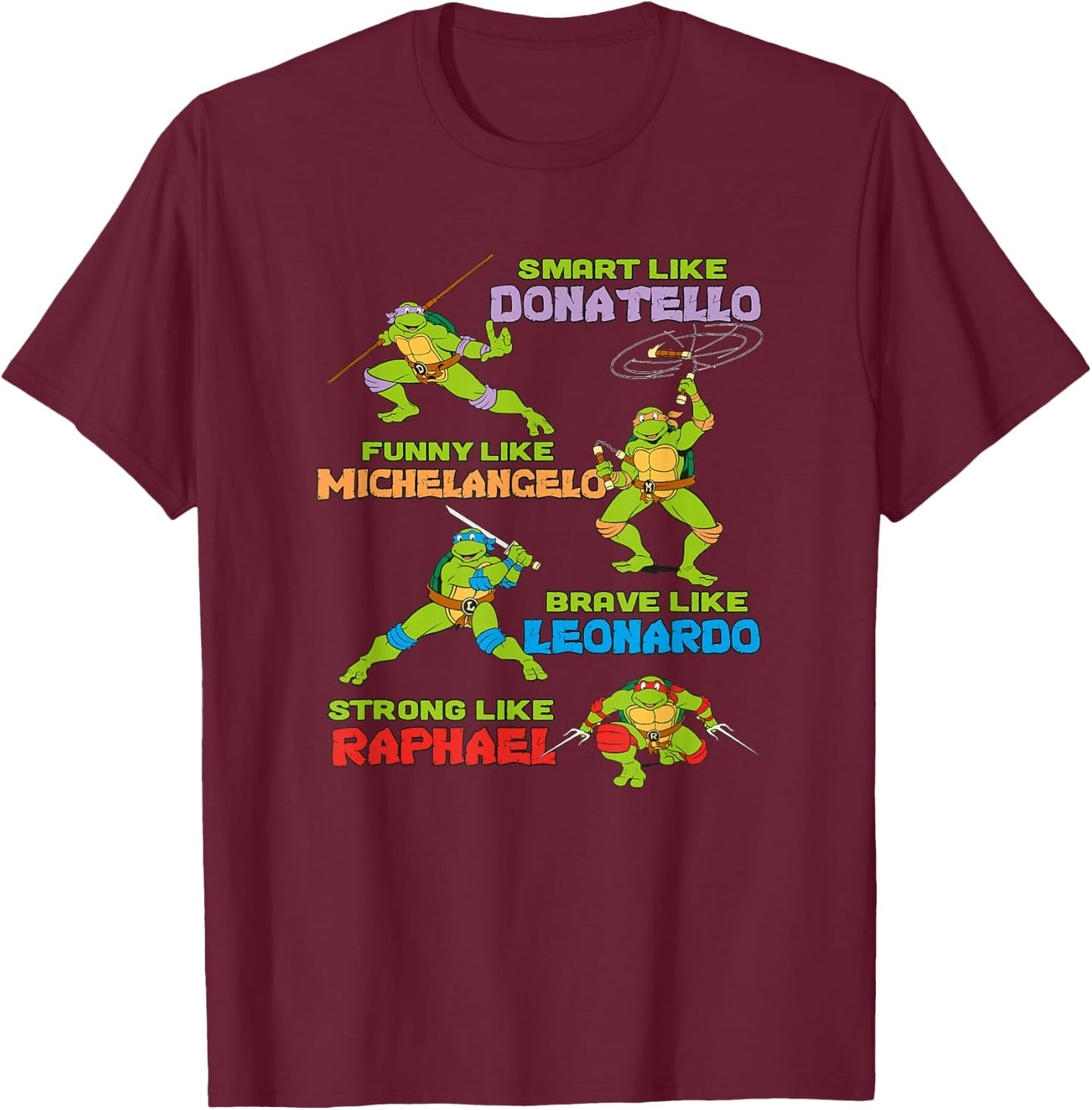 I am Smart, Funny, Brave, and Strong T-Shirt - T-Shirt | Maroon