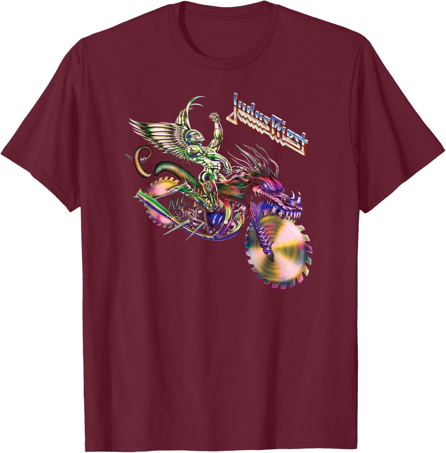 Judas Priest – Painkiller Solo Small T-Shirt - T-Shirt | Maroon