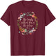 Proverbs 31:25 She laughs without fear of the future, Bible T-Shirt - T-Shirt | Maroon