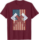 Axel axes and sledge, axe and sledge, axe and sledge T-Shirt - T-Shirt | Maroon
