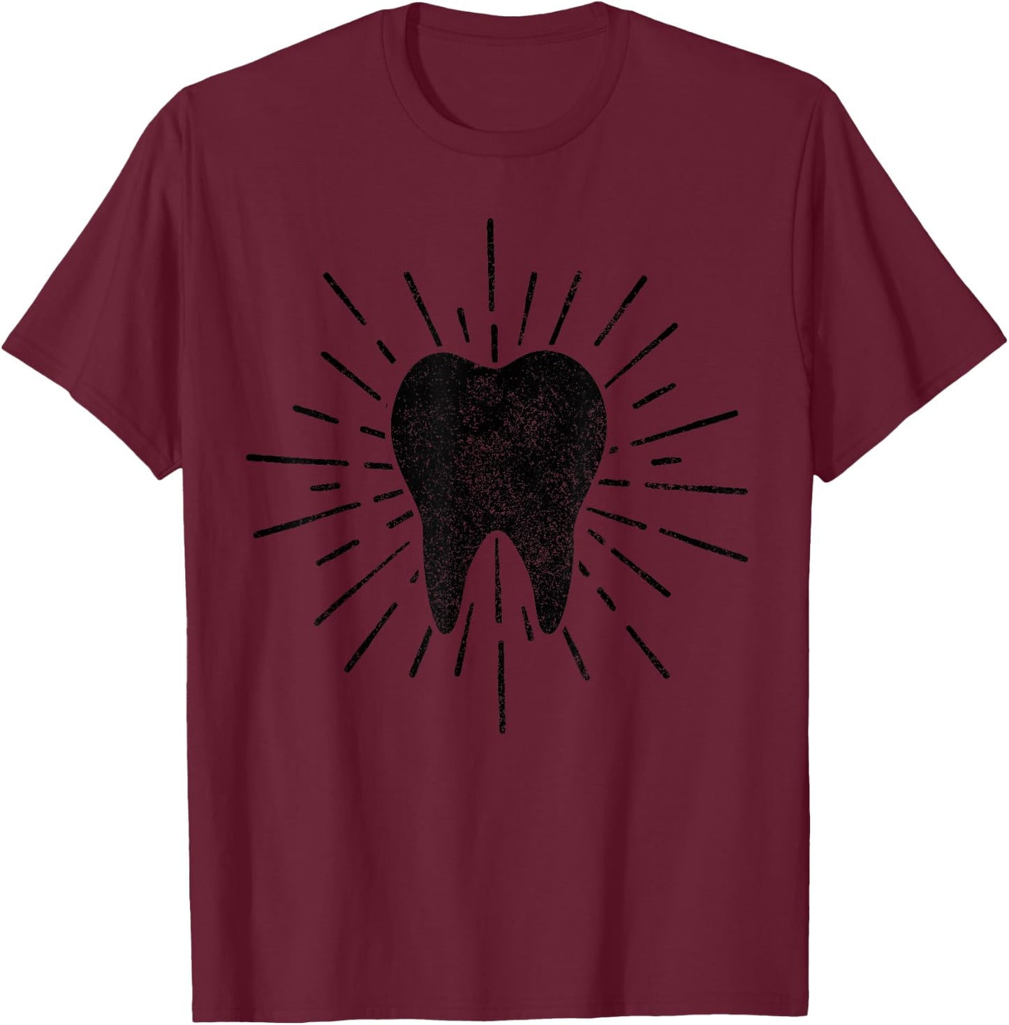 Dentist Tooth Dental Student Dental Assistant Hygienist T-Shirt - T-Shirt | Maroon