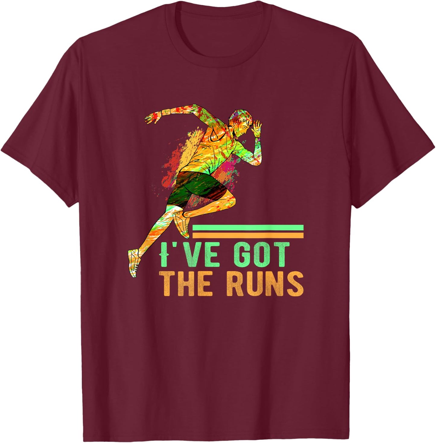 I've got the runs Running Marathon Runner T-Shirt - T-Shirt | Maroon