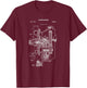Vintage Supercharger Muscle Car Shirt - Super Charger Turbo T-Shirt - T-Shirt | Maroon