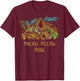 DDD City Machu Picchu Peru - Men's Black Classic Fit Short Sleeve - Small T-Shirt - T-Shirt | Maroon