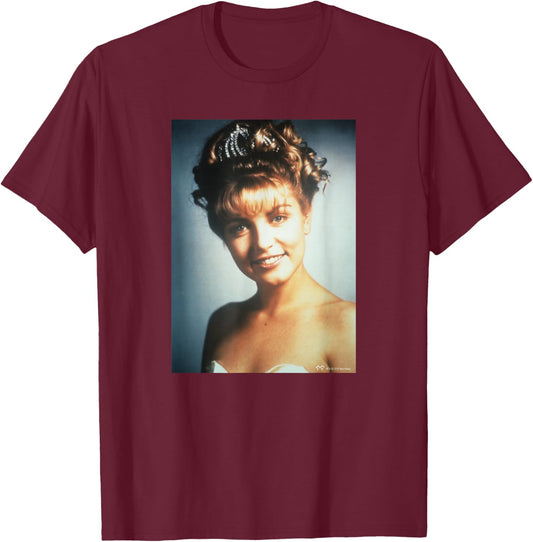 Twin Peaks Laura Palmer Prom Picture T-Shirt - T-Shirt | Maroon