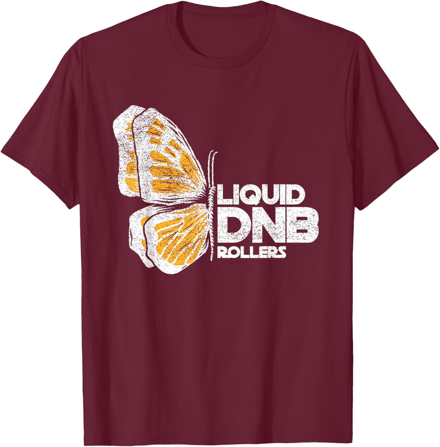Liquid DnB Junglist Drum And Bass T-Shirt - T-Shirt | Maroon